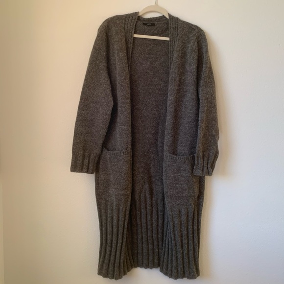 calf length cardigan sweaters